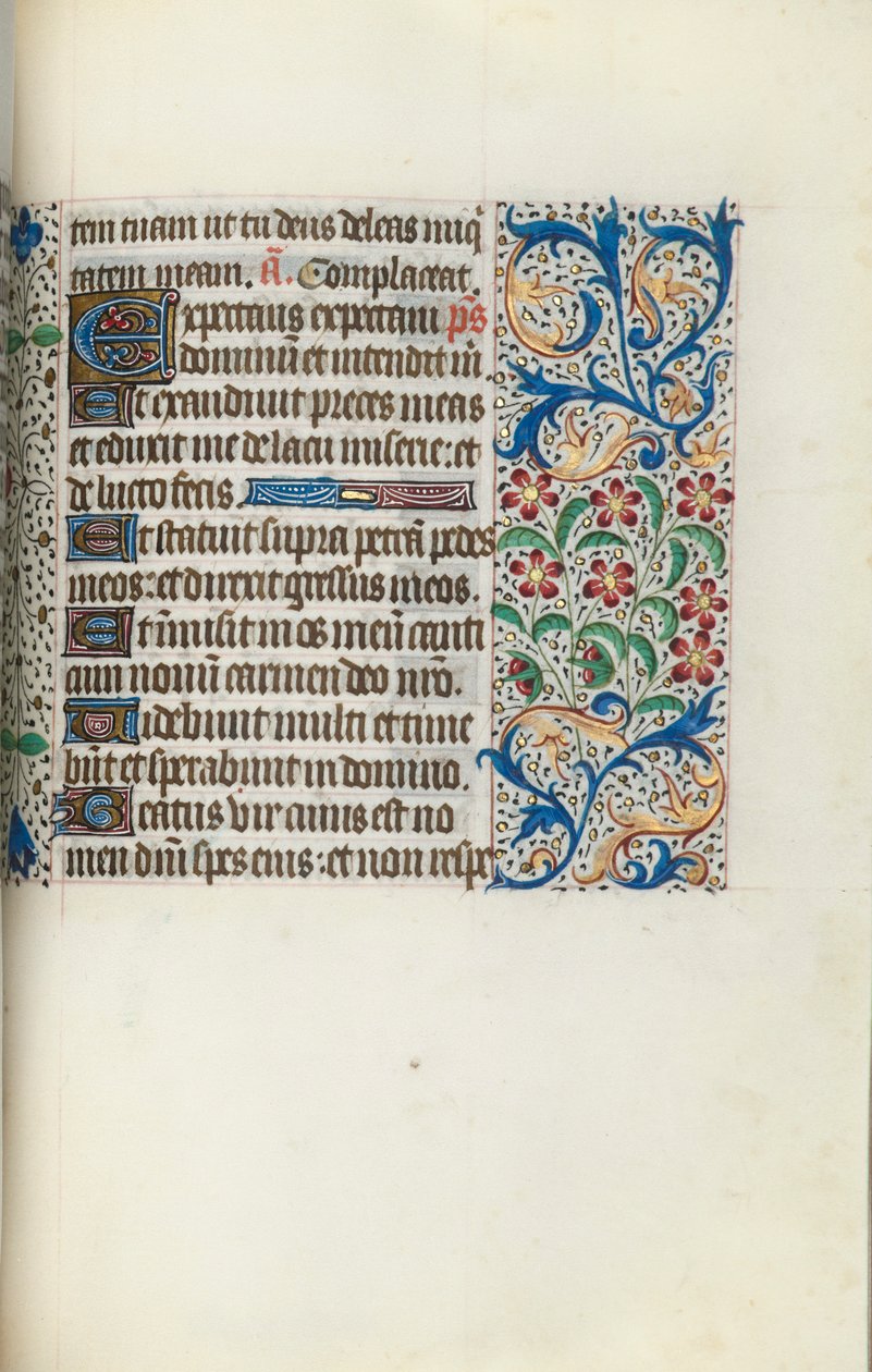 Księga godzin Korzystanie z Rouen: fol. 125r, ok. 1470. autorstwa Master of the Geneva Latini