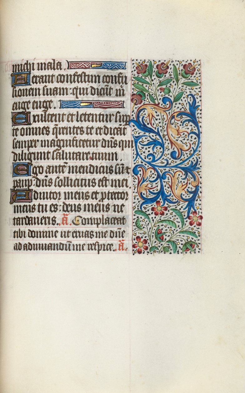 Księga godzin Korzystanie z Rouen: fol. 127r, ok. 1470. autorstwa Master of the Geneva Latini