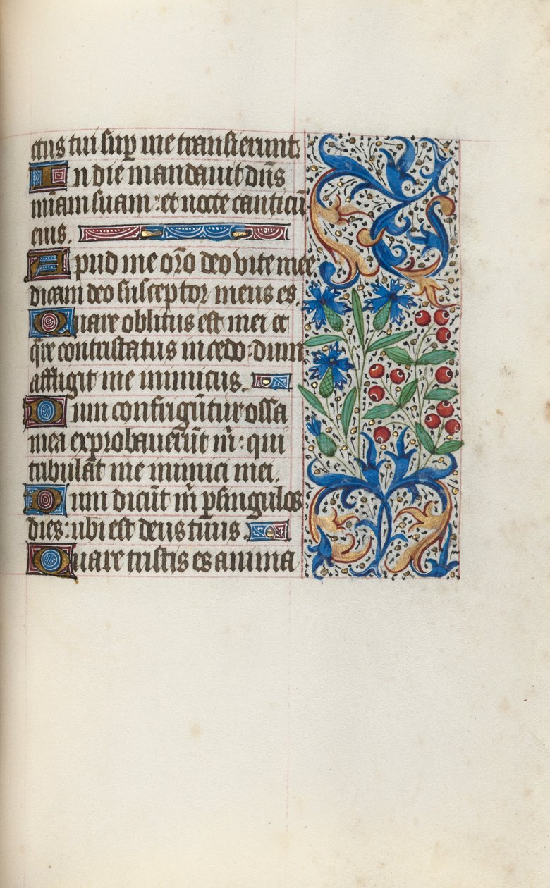 Księga godzin Korzystanie z Rouen: fol. 130r, ok. 1470. autorstwa Master of the Geneva Latini