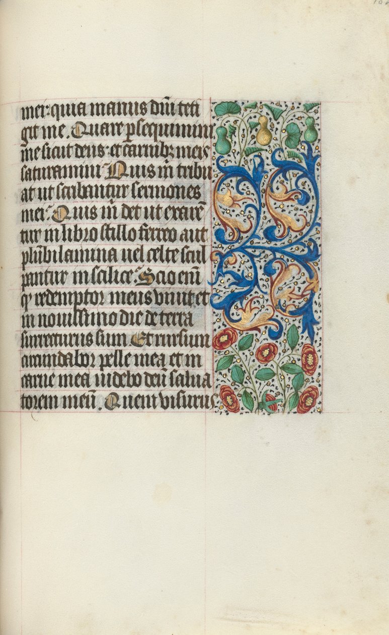 Księga godzin Korzystanie z Rouen: fol. 132r, ok. 1470. autorstwa Master of the Geneva Latini