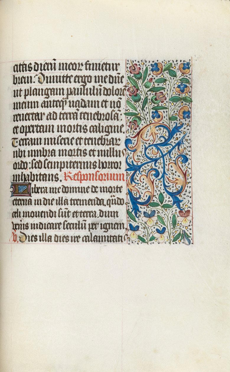 Księga godzin Korzystanie z Rouen: fol. 133r, ok. 1470. autorstwa Master of the Geneva Latini