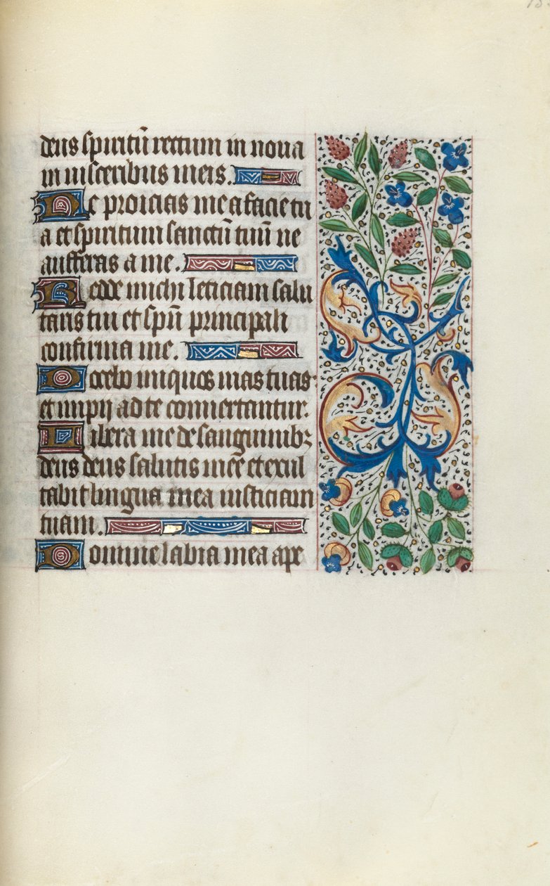 Księga godzin Korzystanie z Rouen: fol. 135r, ok. 1470. autorstwa Master of the Geneva Latini