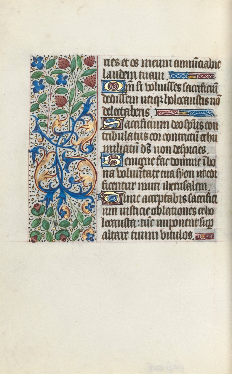 Księga godzin Korzystanie z Rouen: fol. 135v, ok. 1470. autorstwa Master of the Geneva Latini