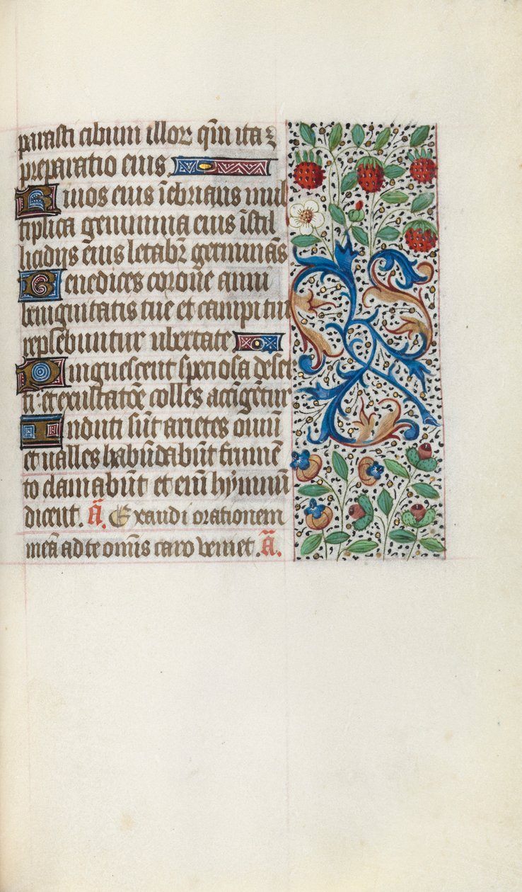Księga godzin Korzystanie z Rouen: fol. 137r, ok. 1470. autorstwa Master of the Geneva Latini