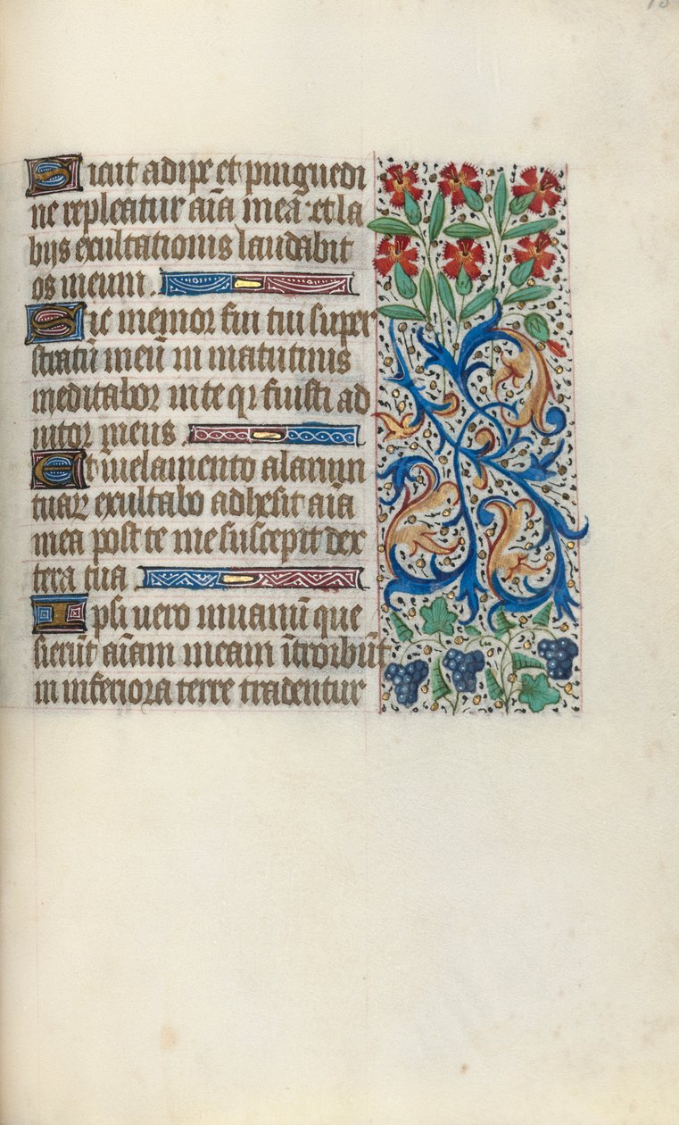 Księga godzin Korzystanie z Rouen: fol. 138r, ok. 1470. autorstwa Master of the Geneva Latini