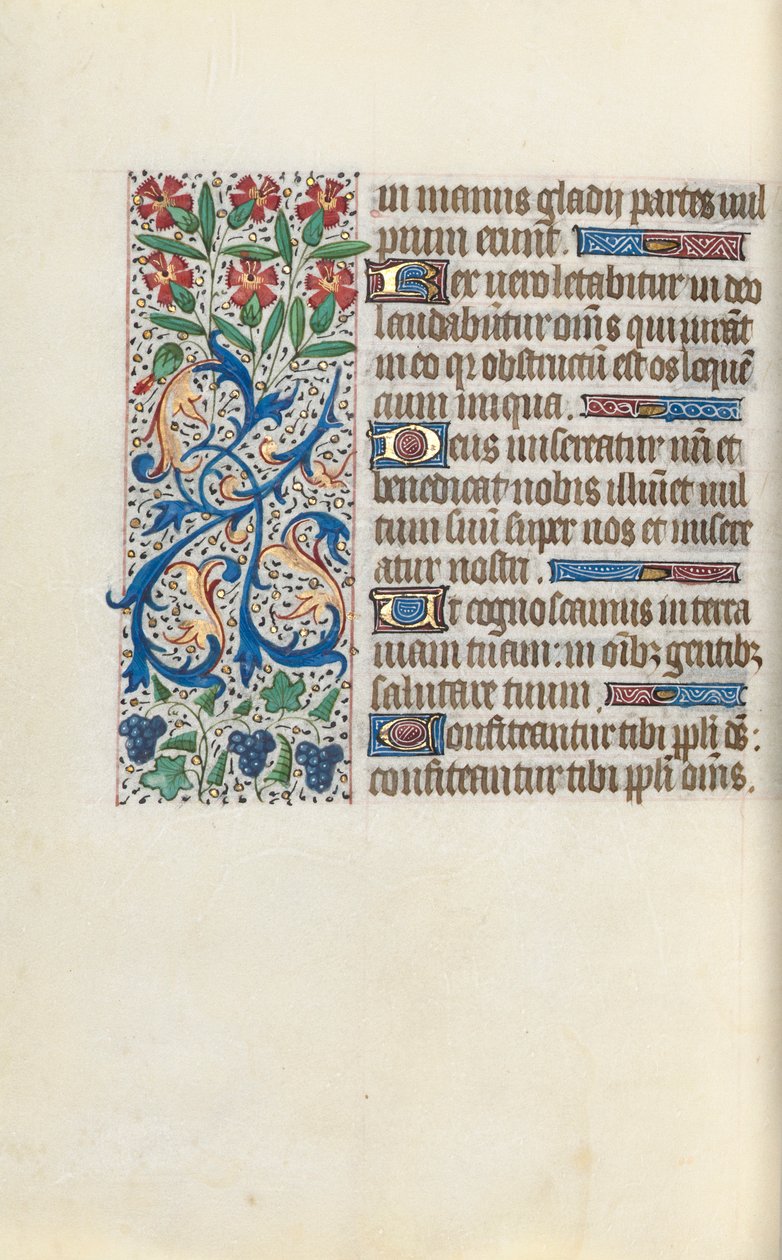 Księga godzin Korzystanie z Rouen: fol. 138v, ok. 1470. autorstwa Master of the Geneva Latini