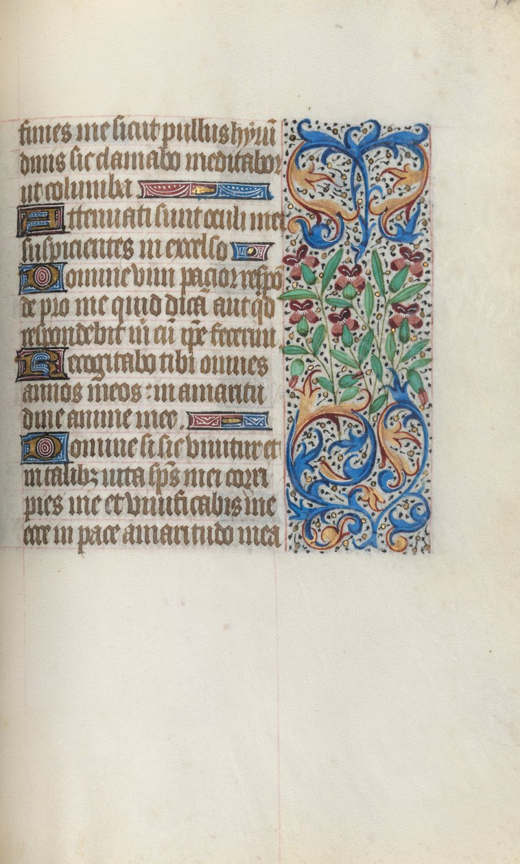 Book of Hours Korzystanie z Rouen: fol. 140r, ok. 1470. autorstwa Master of the Geneva Latini