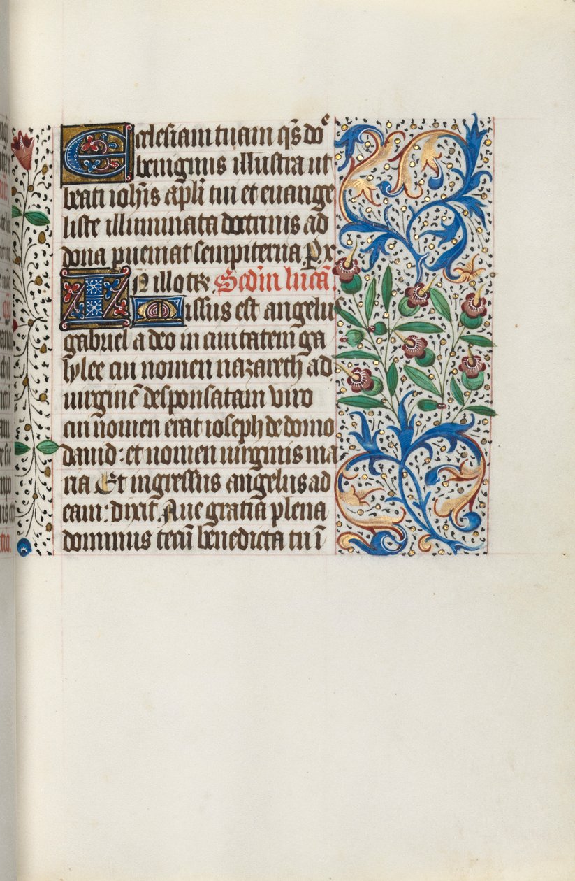 Book of Hours Korzystanie z Rouen: fol. 141r, ok. 1470. autorstwa Master of the Geneva Latini