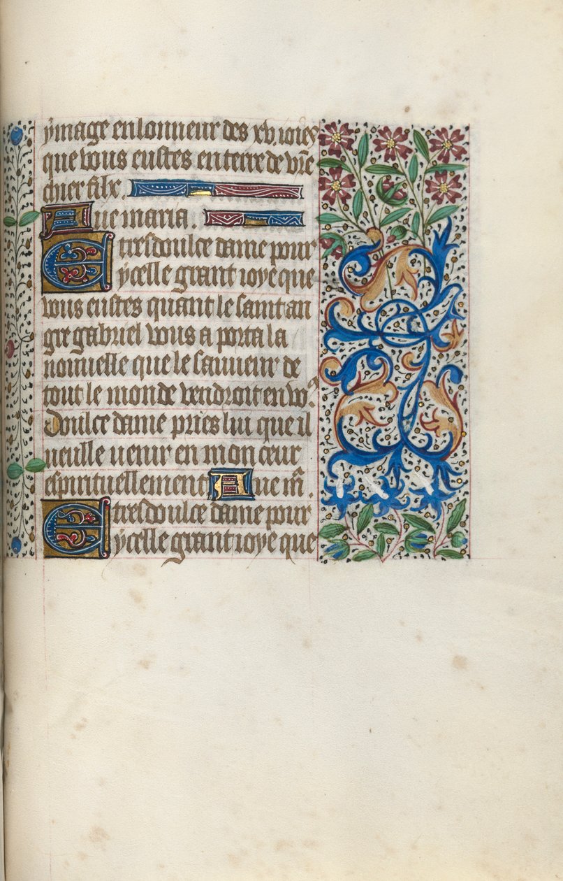 Księga godzin Korzystanie z Rouen: fol. 147r, ok. 1470. autorstwa Master of the Geneva Latini