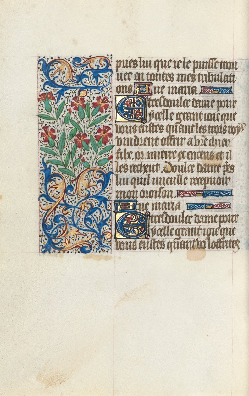 Księga godzin Korzystanie z Rouen: fol. 148v, ok. 1470. autorstwa Master of the Geneva Latini