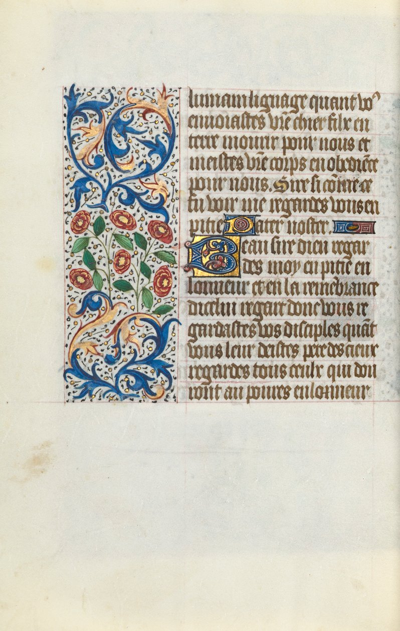 Księga godzin Korzystanie z Rouen: fol. 152v, ok. 1470. autorstwa Master of the Geneva Latini