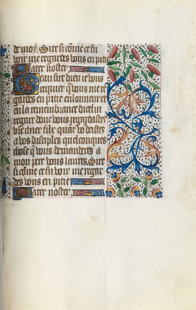 Księga godzin Korzystanie z Rouen: fol. 153r, ok. 153r. 1470. autorstwa Master of the Geneva Latini
