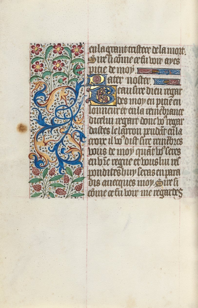 Księga godzin Korzystanie z Rouen: fol. 154v, ok. 1470. autorstwa Master of the Geneva Latini
