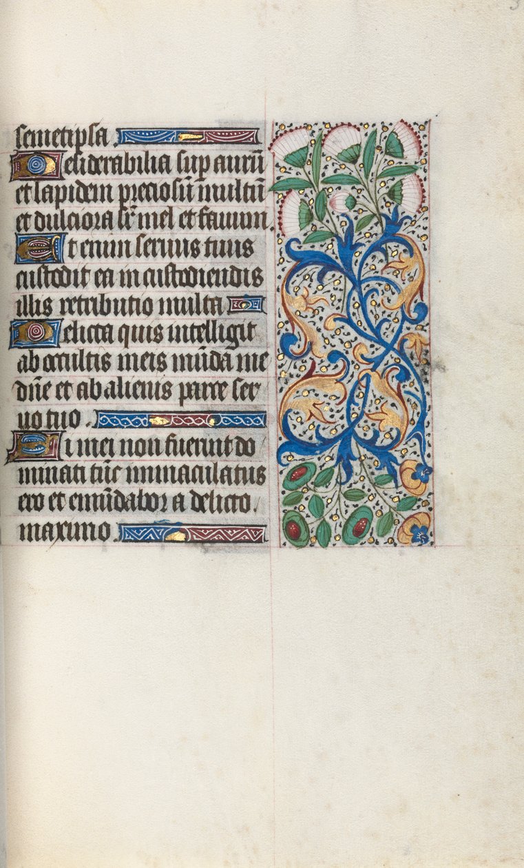 Księga godzin Korzystanie z Rouen: fol. 33r, ok. 1470. autorstwa Master of the Geneva Latini