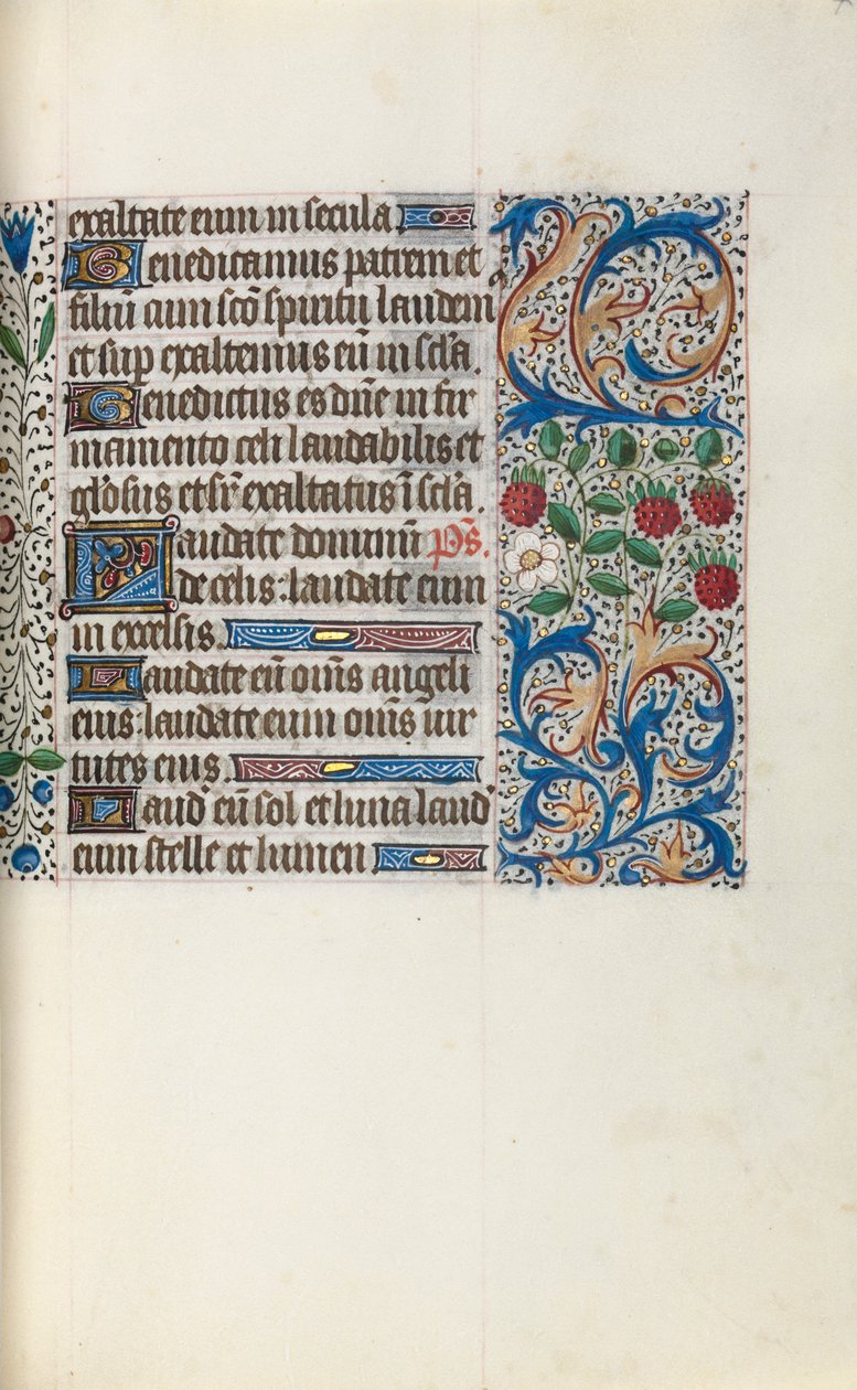 Księga godzin Korzystanie z Rouen: fol. 44r, ok. 1470. autorstwa Master of the Geneva Latini