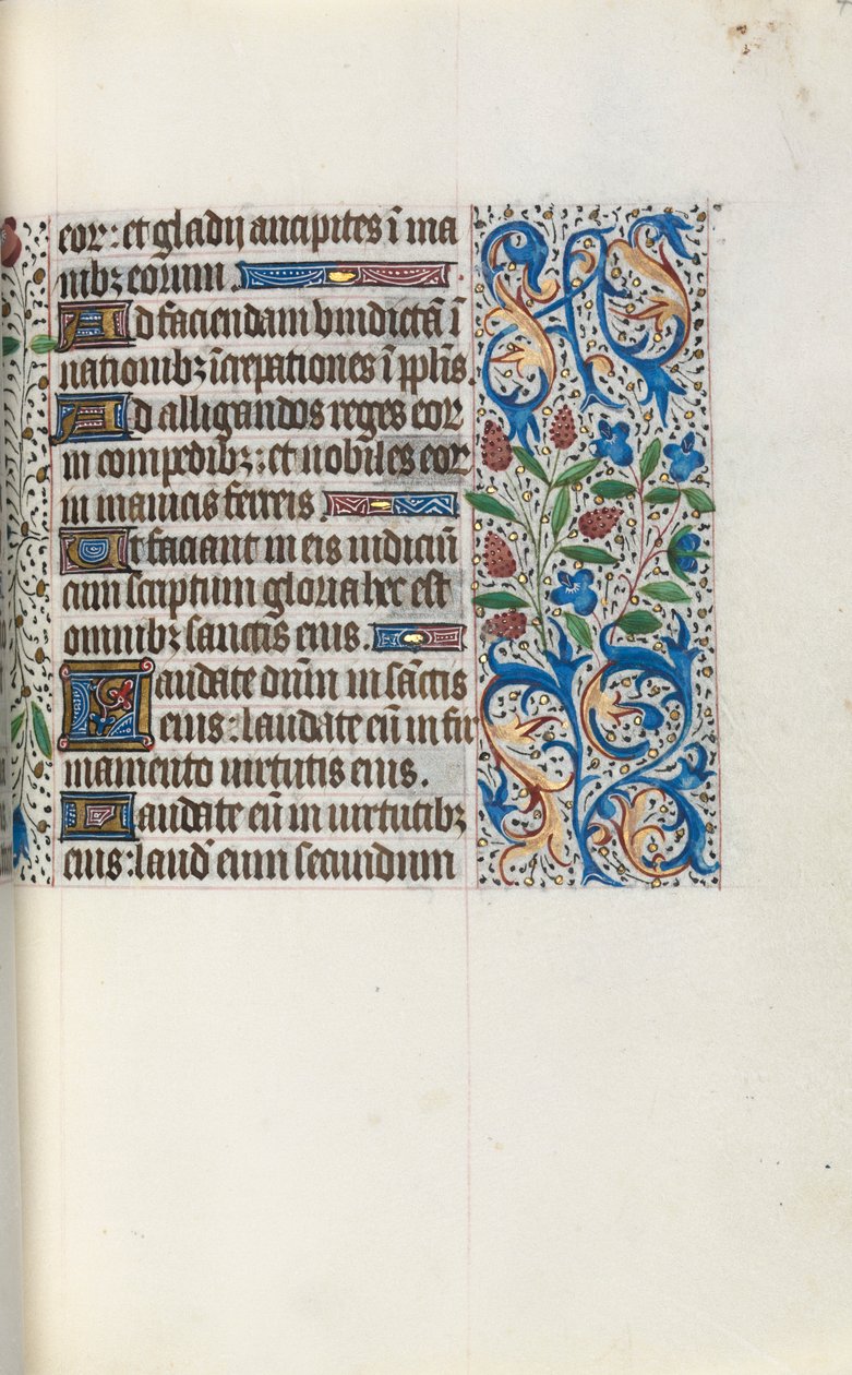 Księga godzin Korzystanie z Rouen: fol. 46r, ok. 1470. autorstwa Master of the Geneva Latini