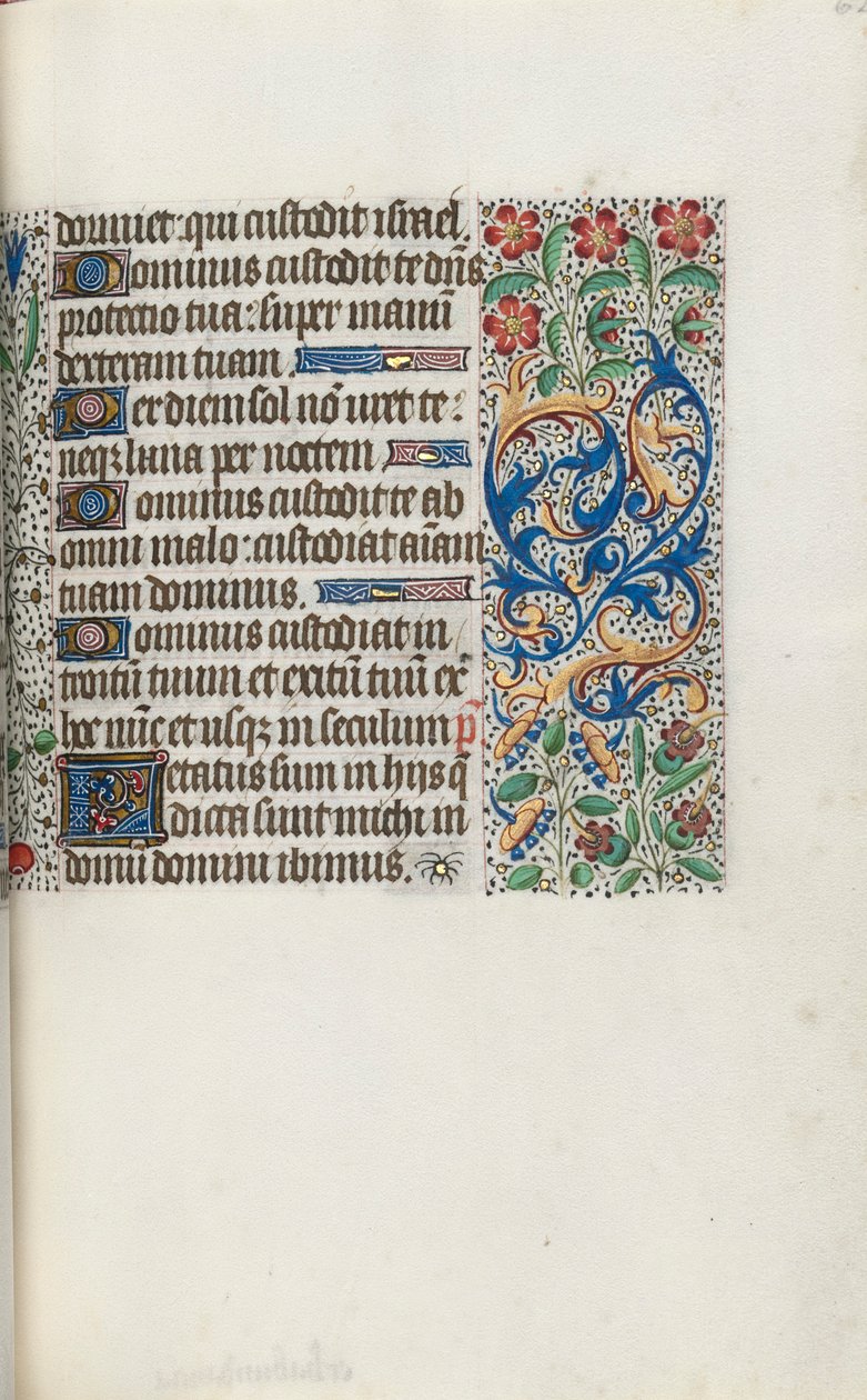 Księga godzin Korzystanie z Rouen: fol. 62r, ok. 1470. autorstwa Master of the Geneva Latini