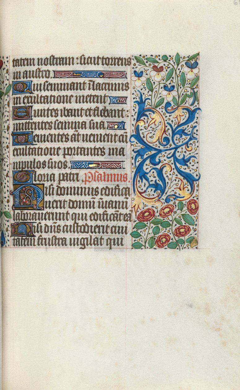 Księga godzin Korzystanie z Rouen: fol. 68r, ok. 1470. autorstwa Master of the Geneva Latini