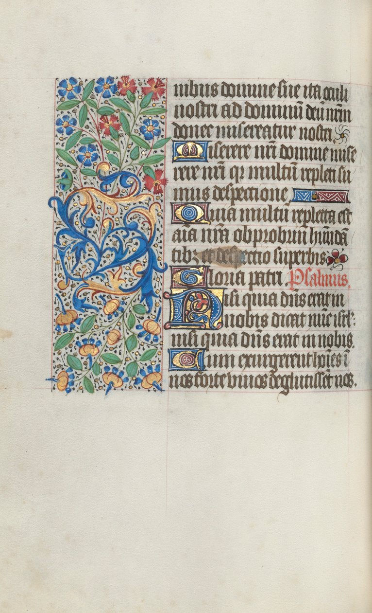Księga godzin Korzystanie z Rouen: fol. 70v, ok. 1470. autorstwa Master of the Geneva Latini