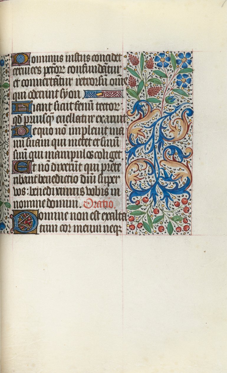 Księga godzin Korzystanie z Rouen: fol. 77r, ok. 1470. autorstwa Master of the Geneva Latini