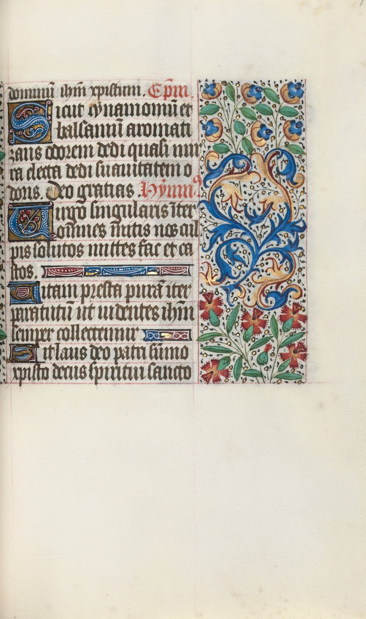 Księga godzin Korzystanie z Rouen: fol. 78r, ok. 1470. autorstwa Master of the Geneva Latini