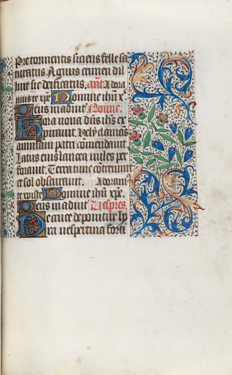 Księga godzin Korzystanie z Rouen: fol. 98r, ok. 1470. autorstwa Master of the Geneva Latini