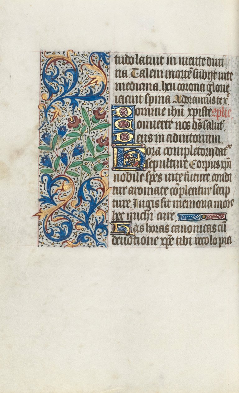 Księga godzin Korzystanie z Rouen: fol. 98v, ok. 1470. autorstwa Master of the Geneva Latini