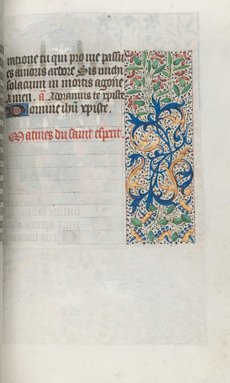 Księga godzin Korzystanie z Rouen: fol. 99r, ok. 1470. autorstwa Master of the Geneva Latini