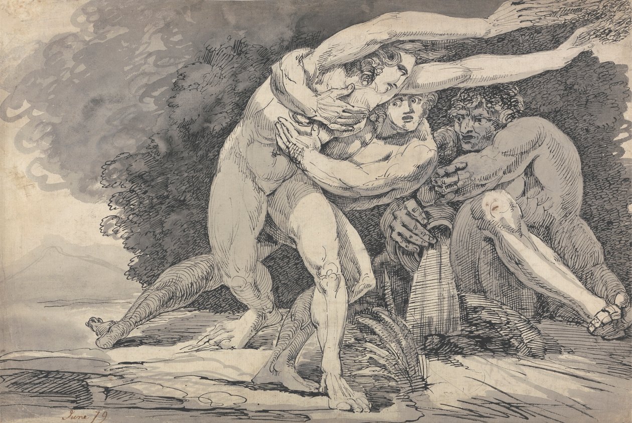 Apollo i Dafne autorstwa Master of the Giants