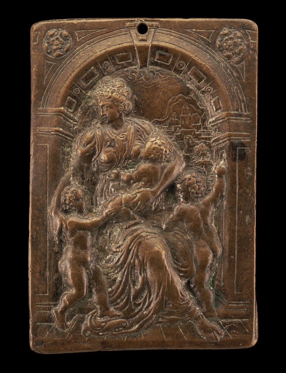 Alegoria Miłosierdzia, c. 1580. autorstwa Master of the Judgment of Solomon