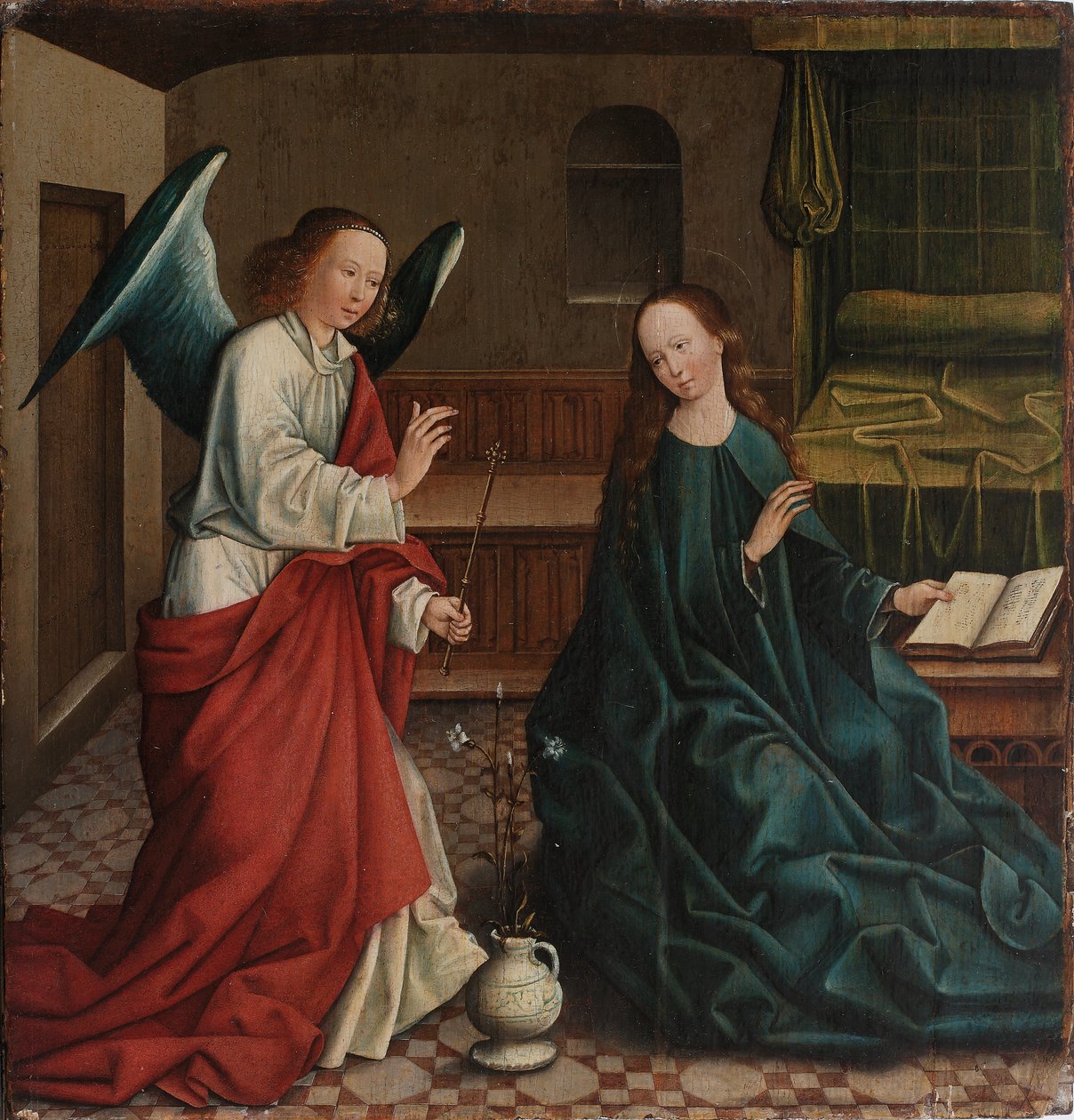 Zwiastowanie autorstwa Master of the Legend of St.