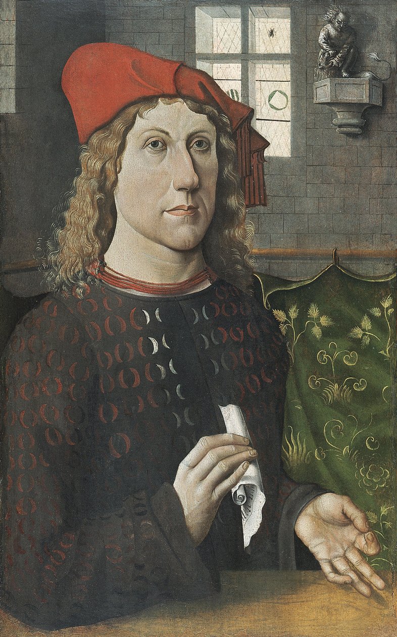 Portret młodego mężczyzny autorstwa Master of the Lüneburg Last Judgement