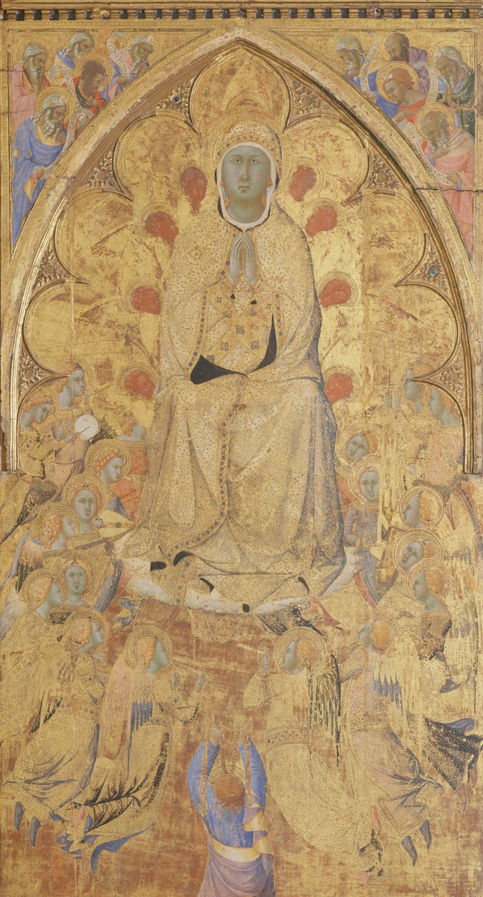 Wniebowzięcie (malarstwo na desce) autorstwa Master of the Madonna of San Pietro of Ovila