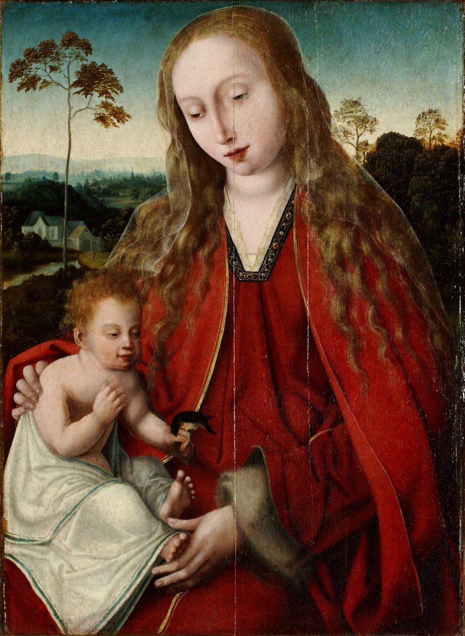 Madonna z Dzieciątkiem autorstwa Master of the Mansi Magdalen