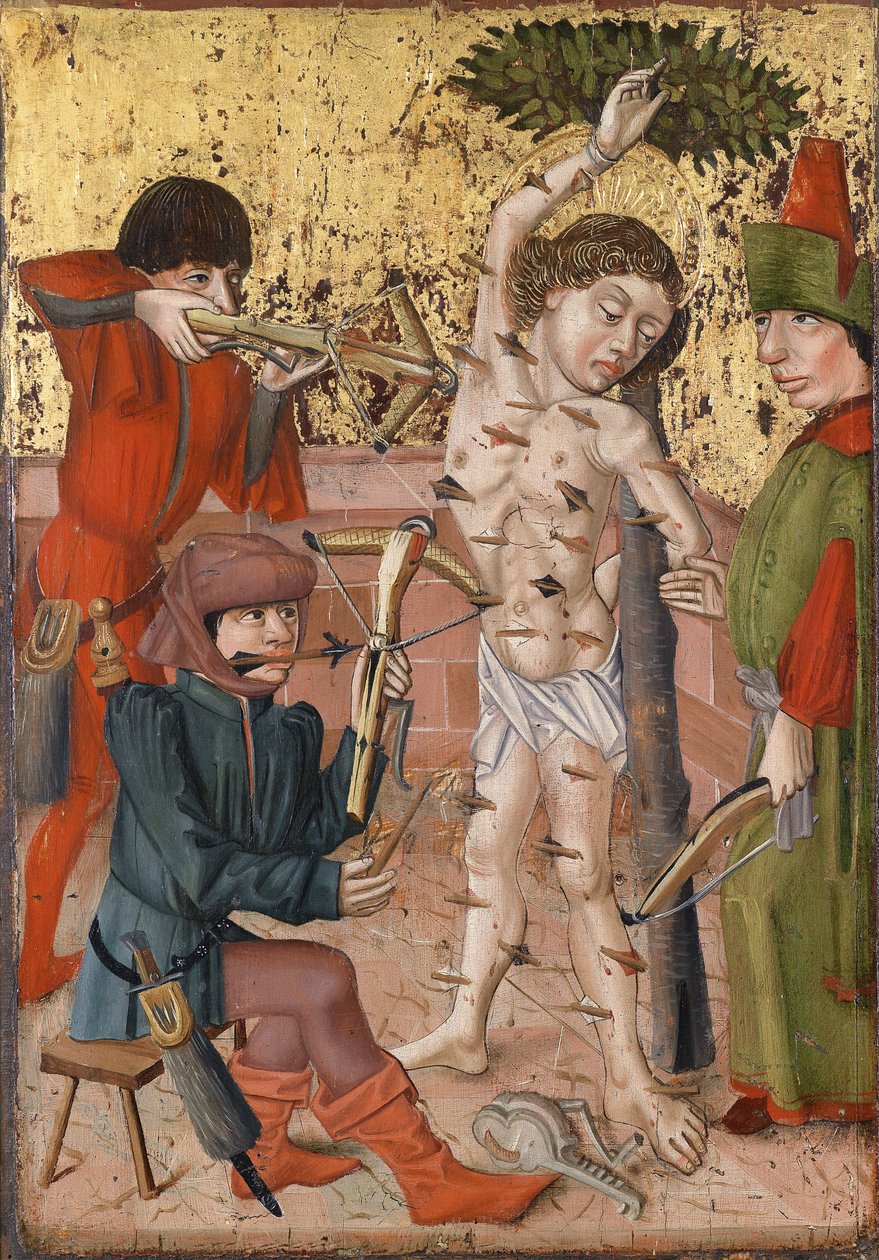 Męczeństwo św. Sebastiana, ca. 1470-1480 autorstwa Master of the Middle Rhine