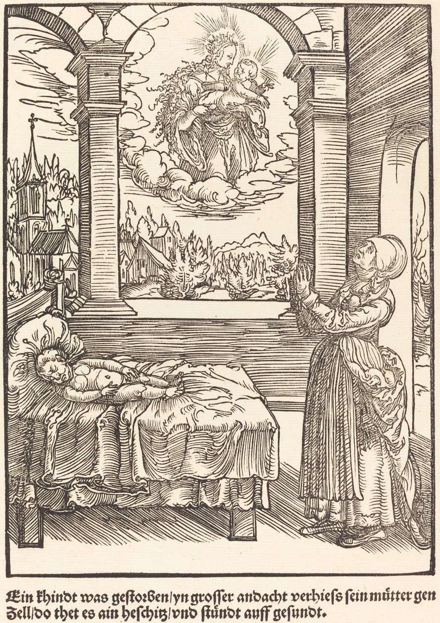 Khindt co umarł... autorstwa Master of the Miracles of Mariazell