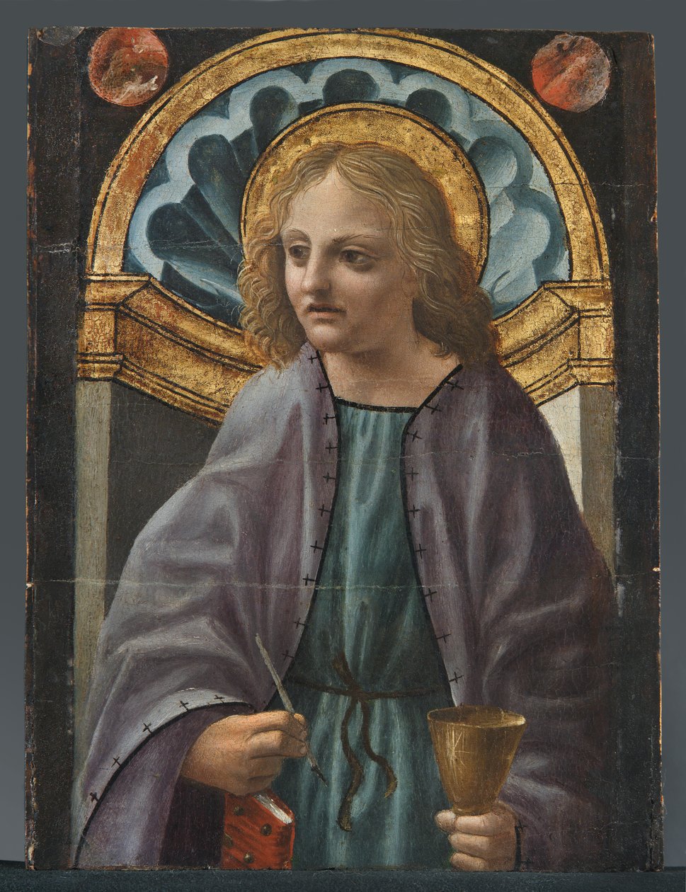 Św. Jan Ewangelista autorstwa Master of the Pala Sforzesca