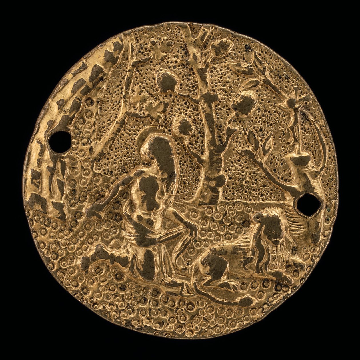 Święty Hieronim na pustkowiu, c. 1500. autorstwa Master of the Passion of Christ