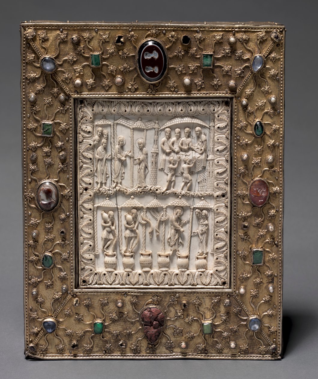 Relikwiarz w kształcie księgi, ok. 1930 r. 1000. autorstwa Master of the Registrum Gregorii