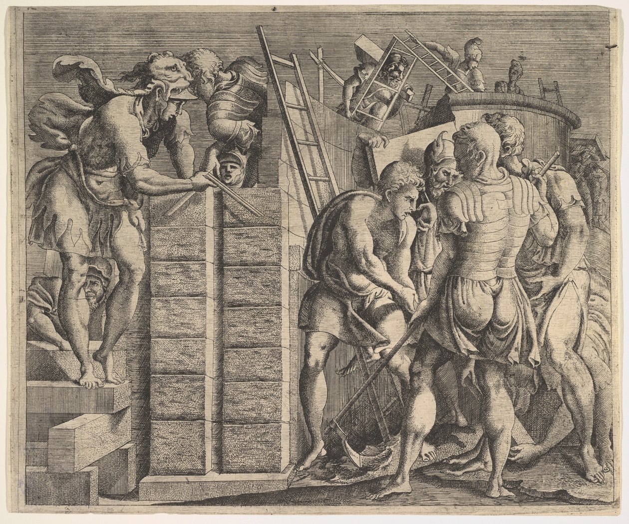 Kadmus Założyciel Teby, ca. 1543-44. autorstwa Master of the Story of Cadmus