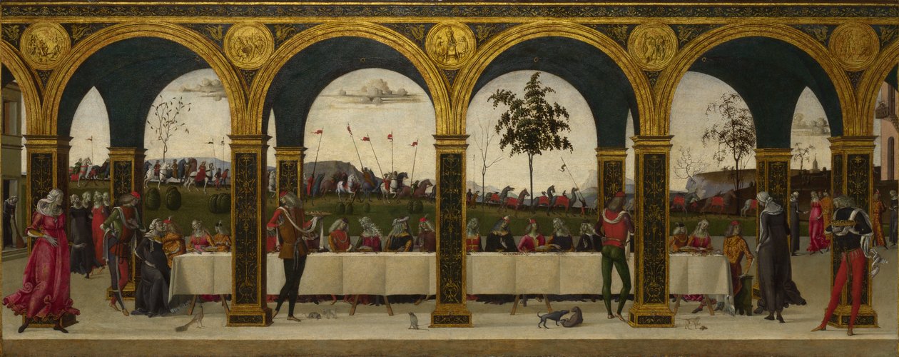 Historia Gryzeldy. Część III: Zjazd, c.1490-1495 autorstwa Master of the Story of Griselda