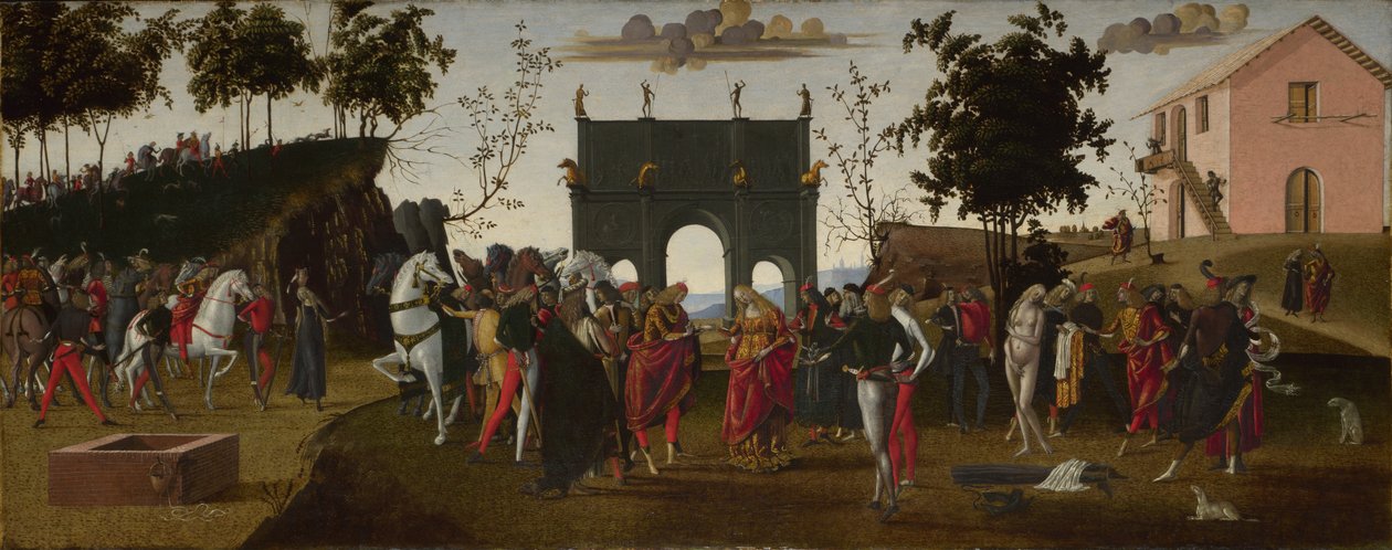 Historia Gryzeldy. Część I: Małżeństwo, ok. 1490-1495 autorstwa Master of the Story of Griselda