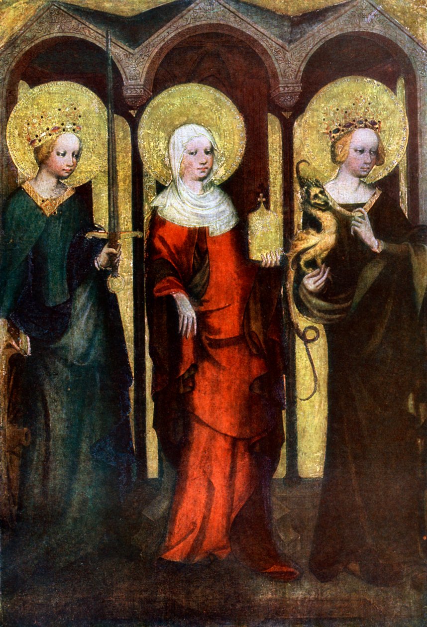 Malowidło na odwrocie Ołtarza Trzebońskiego, ok. 1380 1955. autorstwa Master of the Trebon Altarpiece