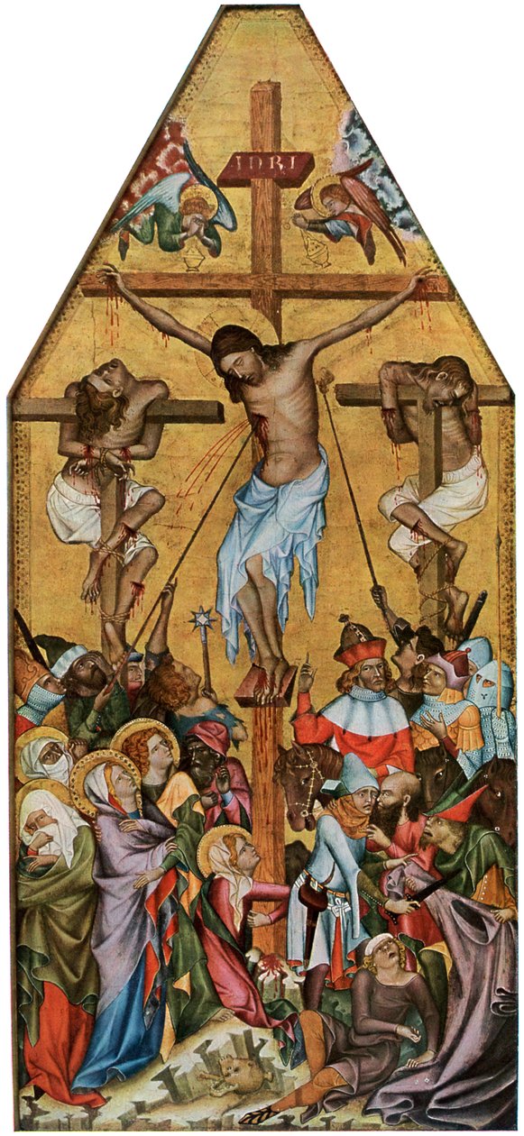 „Ukrzyżowanie Kaufmanna”, ok. 1350 1955. autorstwa Master of the Vyssi Brod Altar