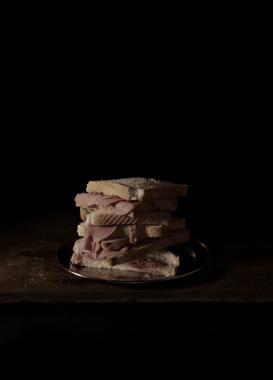 Ostatni posiłek w celi śmierci, Teksas; Bernard Amos, 2011 (zdjęcie typu C) autorstwa Mat Collishaw