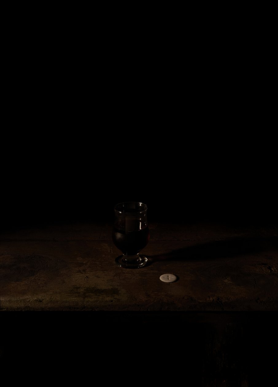 Ostatni posiłek w celi śmierci, Teksas; Jonathan Nobles, 2011 (zdjęcie typu C) autorstwa Mat Collishaw