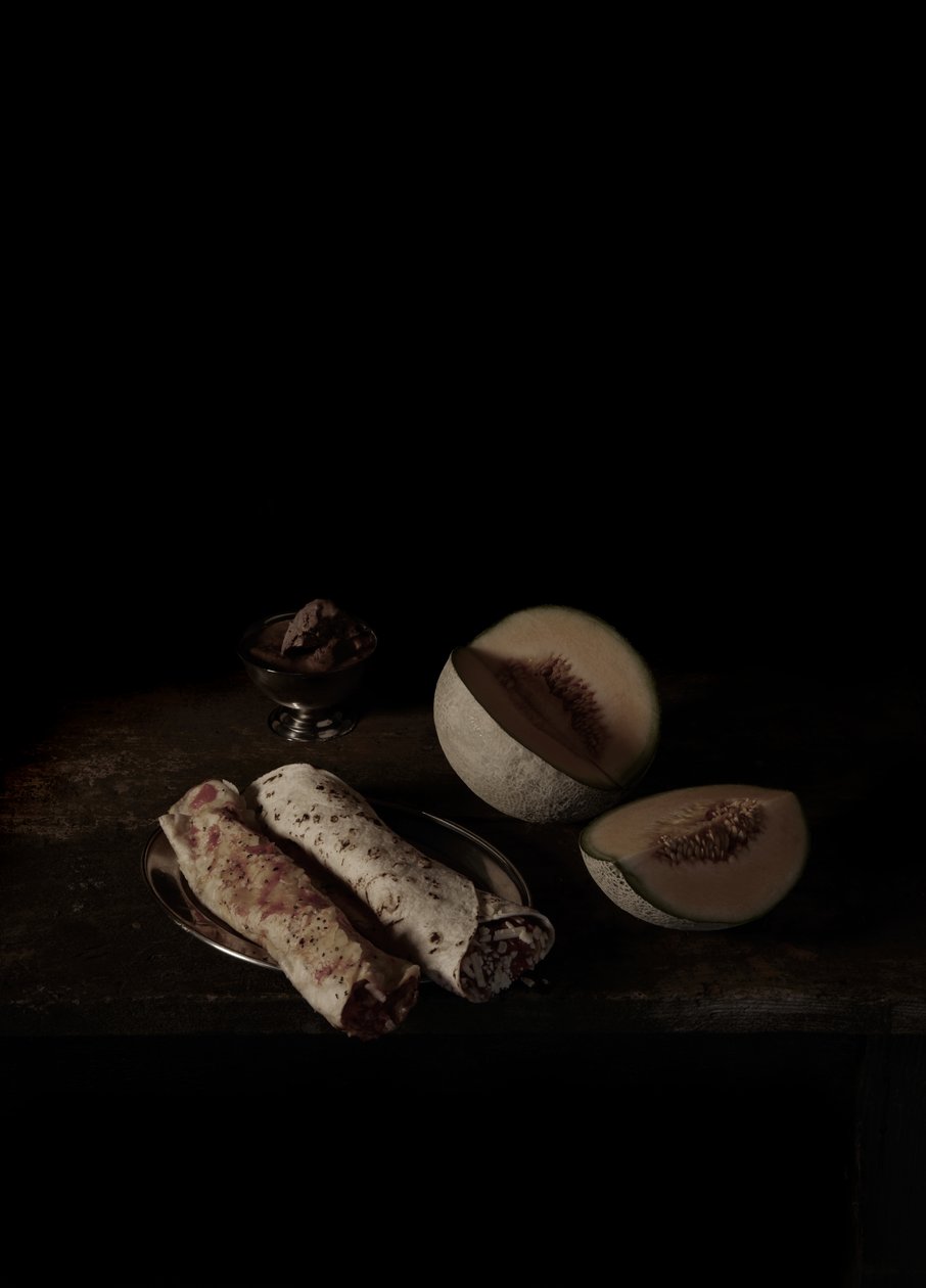 Ostatni posiłek w celi śmierci, Teksas; Paul Nuncio, 2011 (zdjęcie typu C) autorstwa Mat Collishaw