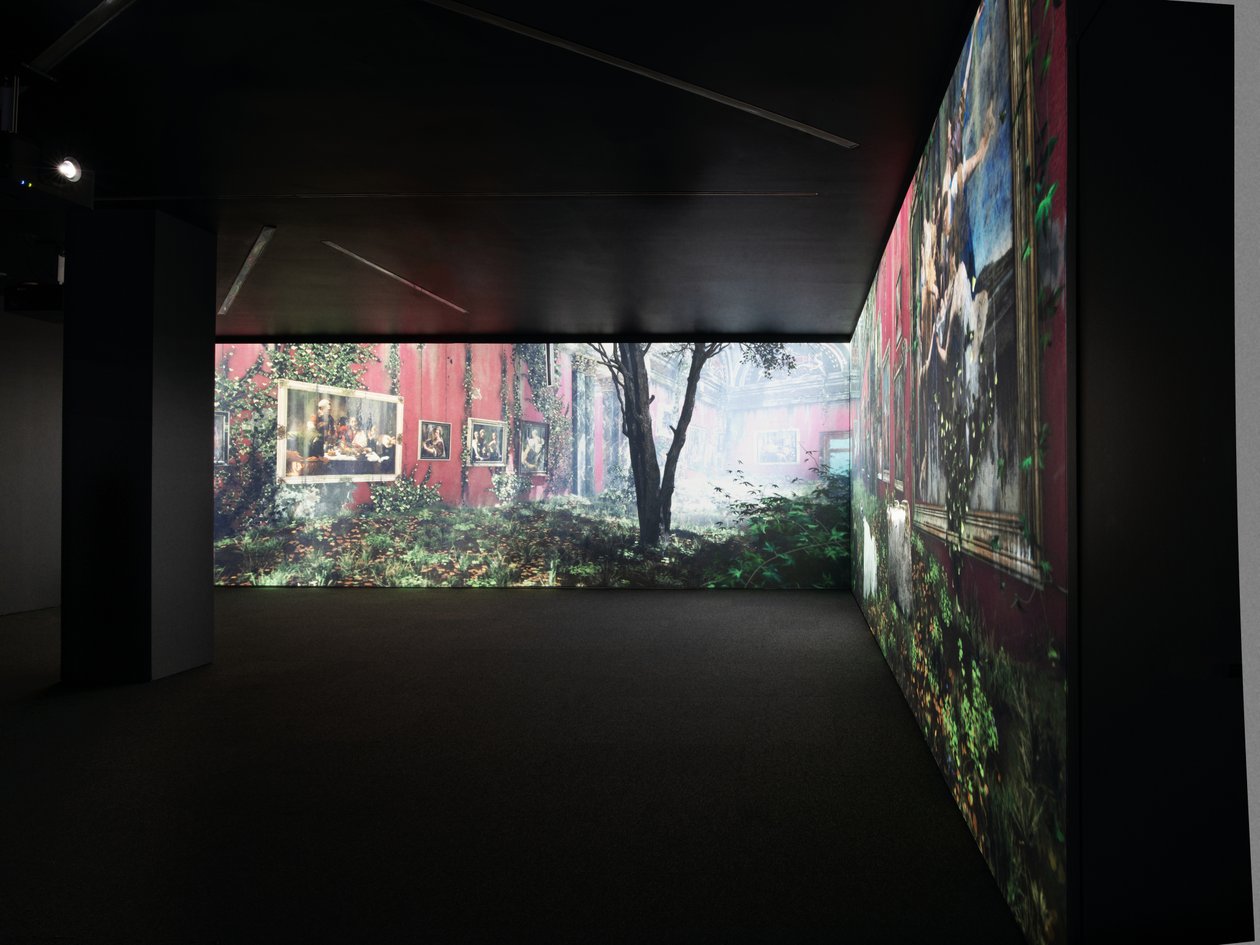 Wystawa "Petrichor" autorstwa Mata Collishawa w Kew Gardens, Londyn, 2023 r. (zdjęcie ilustracyjne) autorstwa Mat Collishaw