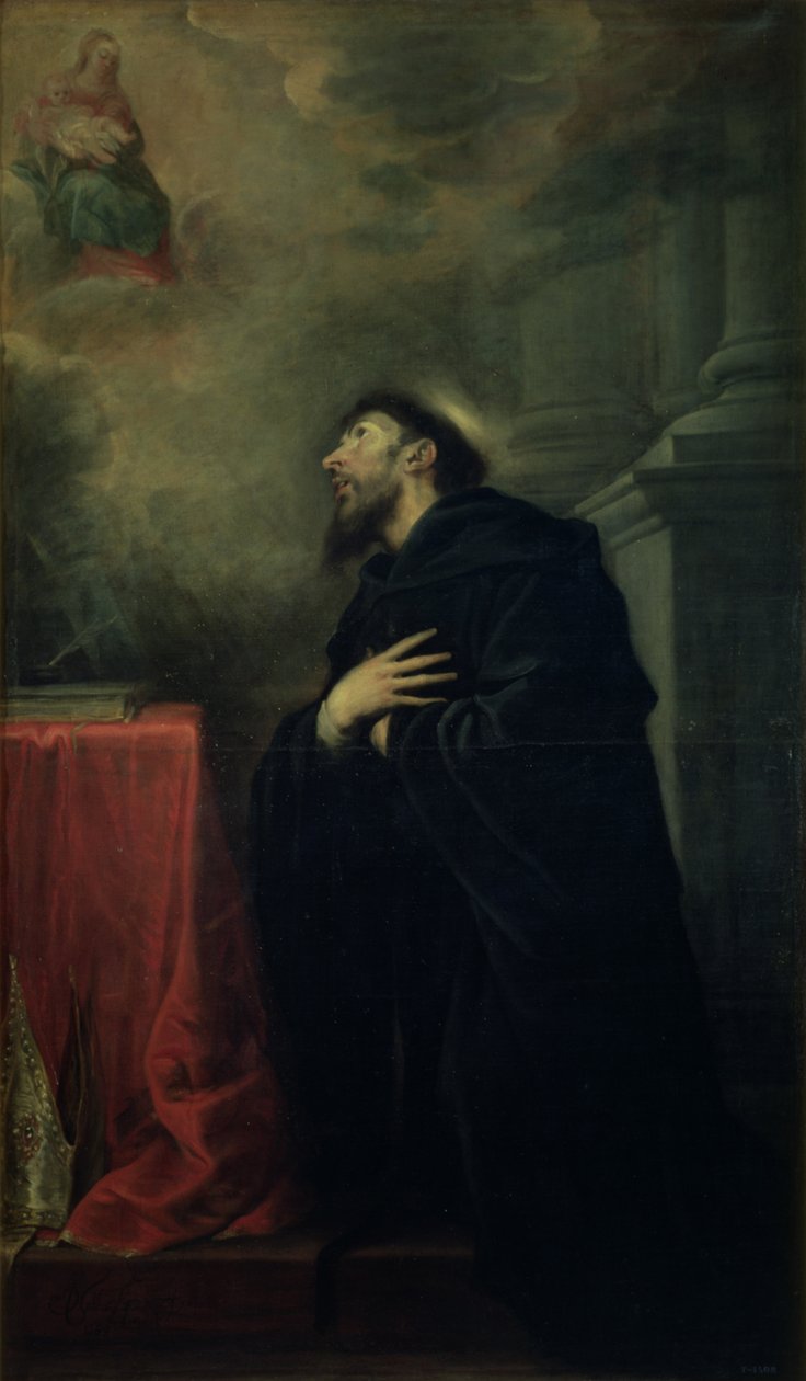 św. Augustyn, 1663 autorstwa Mateo Cerezo
