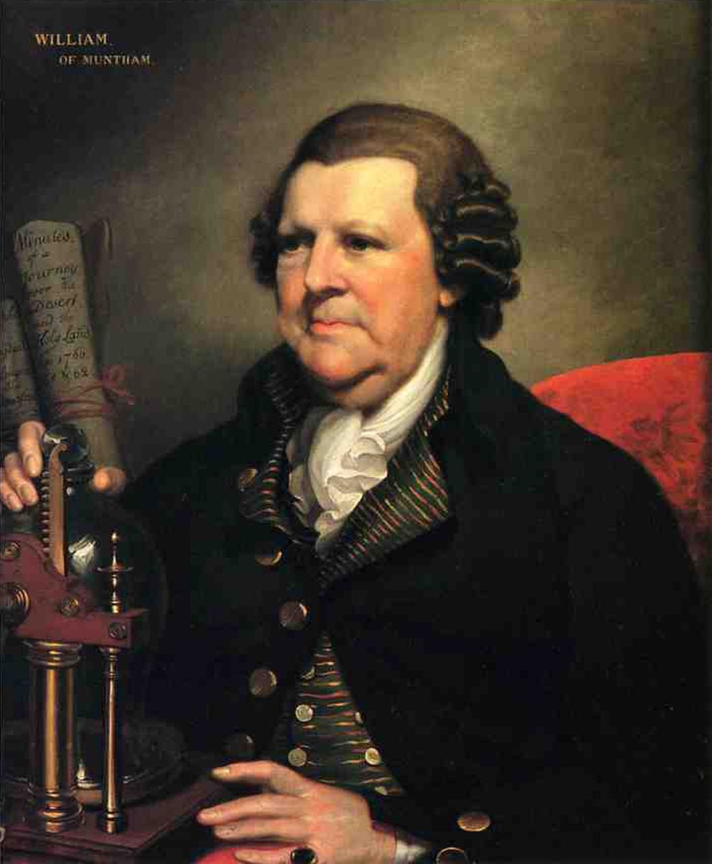 Sir William Frankland z Muntham, Sussex, 1788-90 autorstwa Mather Brown
